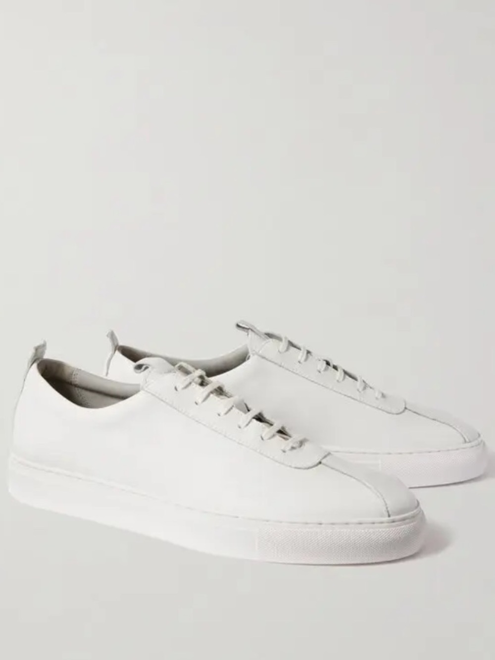 Grenson white leather sneakers